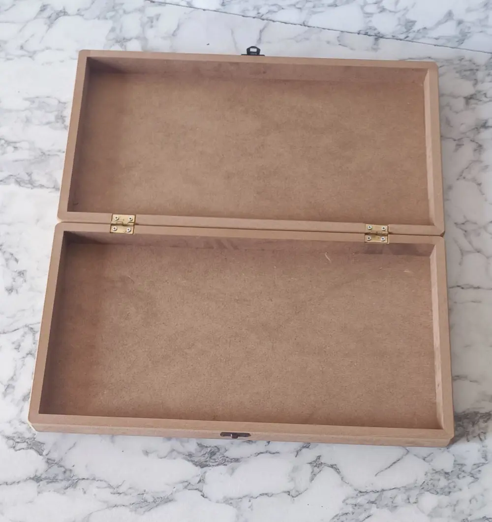 Hobi ADN 90209 Tavla Sandık Kutu Ahşap MDF HAM Model Kutuda Sevk 