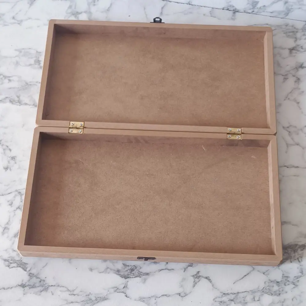 Hobi ADN 90209 Tavla Sandık Kutu Ahşap MDF HAM Model Kutuda Sevk 