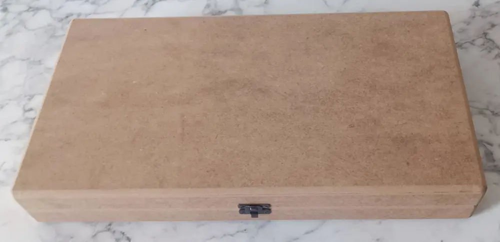 Hobi ADN 90209 Tavla Sandık Kutu Ahşap MDF HAM Model Kutuda Sevk 