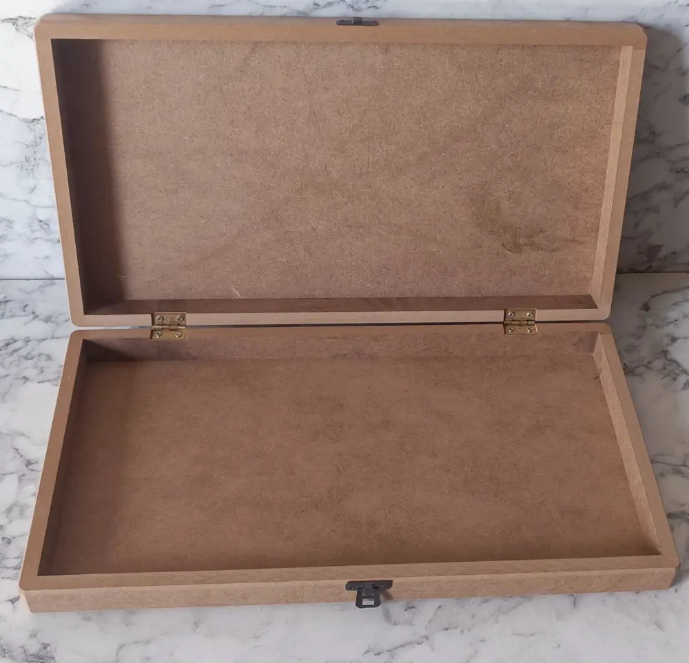 Hobi ADN 90209 Tavla Sandık Kutu Ahşap MDF HAM Model Kutuda Sevk 