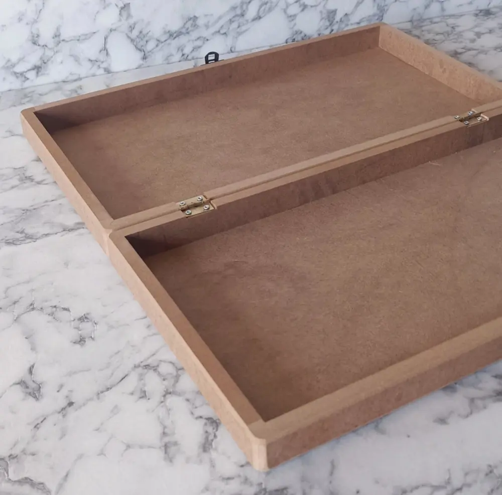 Hobi ADN 90209 Tavla Sandık Kutu Ahşap MDF HAM Model Kutuda Sevk 