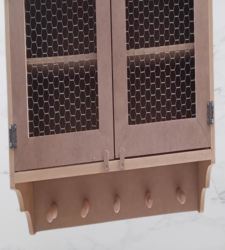 Hobi Adn 90210 Telli Dolap Terek Ahşap MDF HAM Kutuda Sevk El Yap