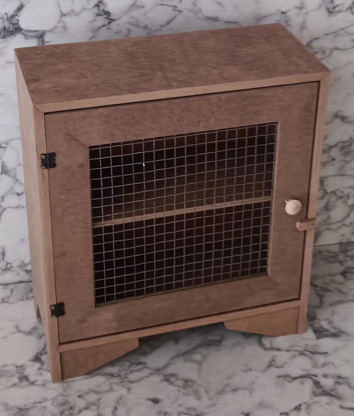 Hobi Adn 90211 Tezgah Üstü Çok Amaçlı Telli Dolap Ahşap MDF HAM E