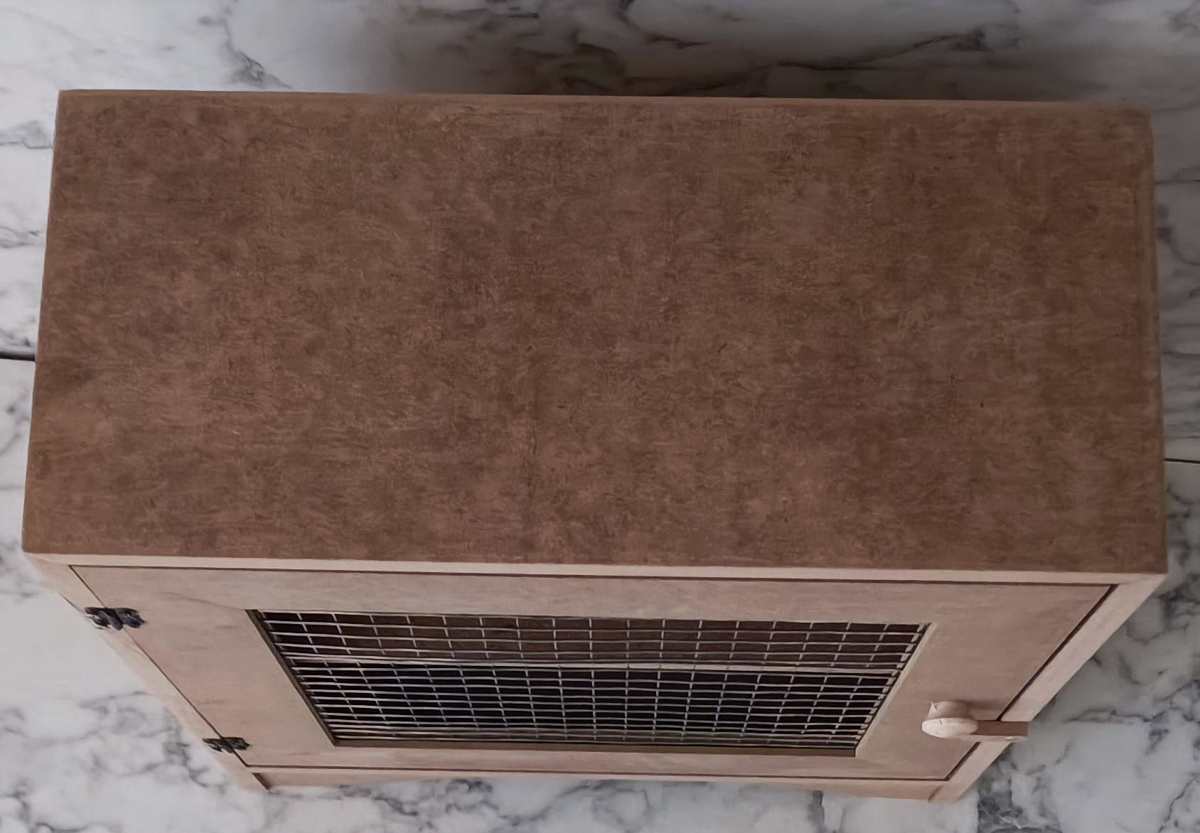 Hobi Adn 90211 Tezgah Üstü Çok Amaçlı Telli Dolap Ahşap MDF HAM E