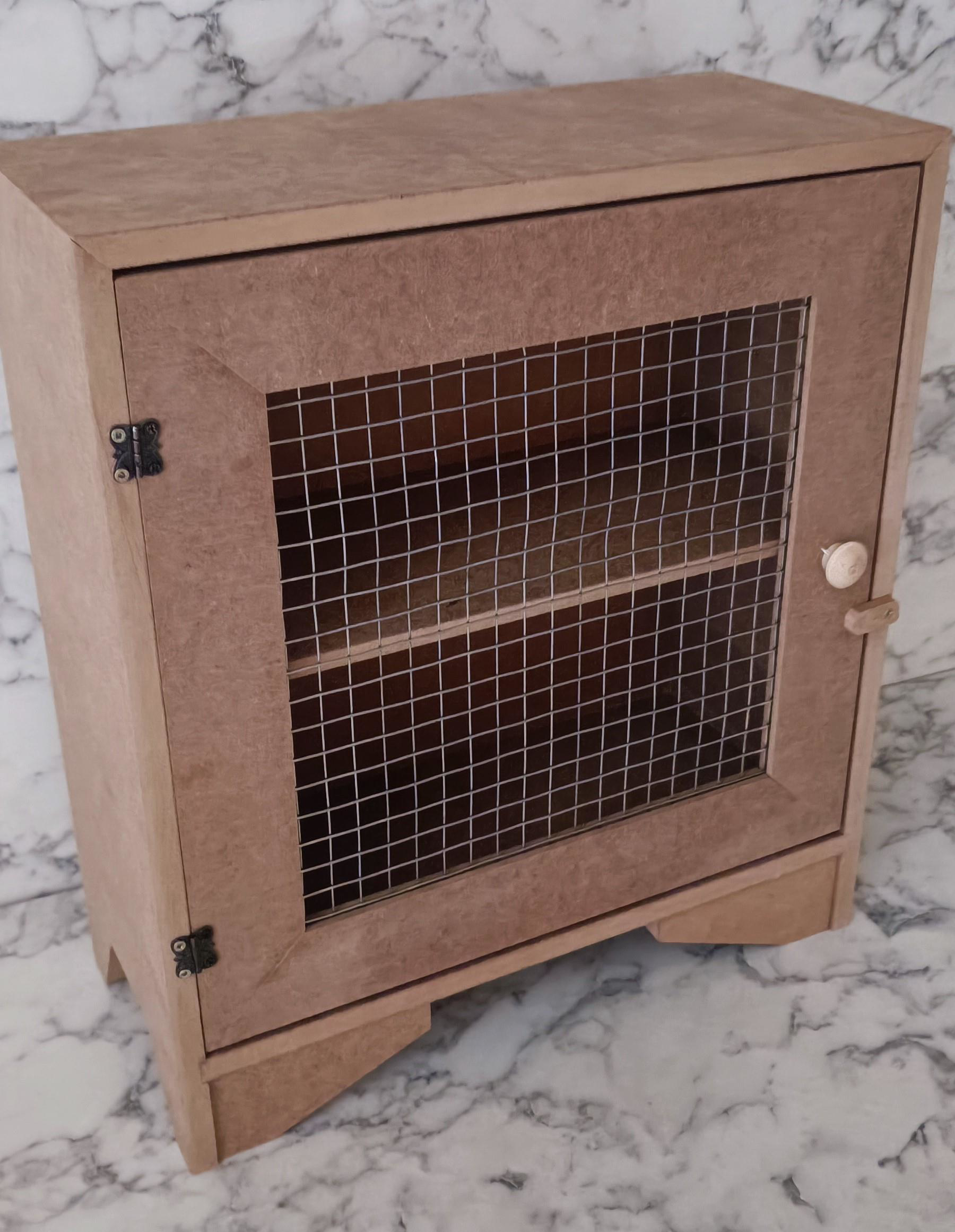 Hobi Adn 90211 Tezgah Üstü Çok Amaçlı Telli Dolap Ahşap MDF HAM E