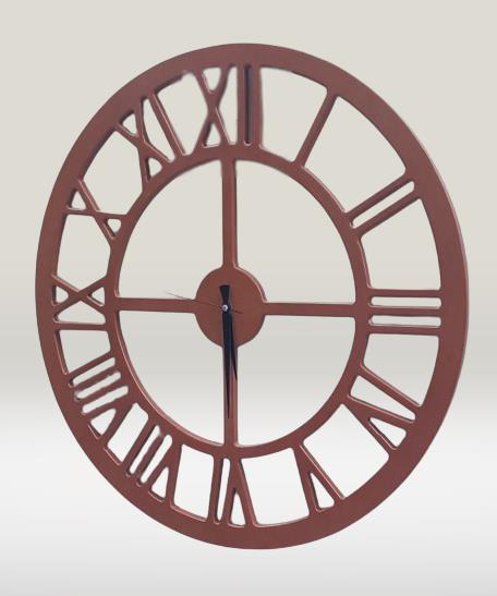 Hobi ADN 90223 Duvar Saat Ahşap MDF 60 Çap MODEL Doğal HAM Renk K