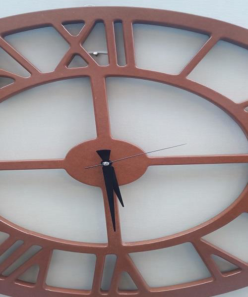 Hobi ADN 90223 Duvar Saat Ahşap MDF 60 Çap MODEL Doğal HAM Renk K