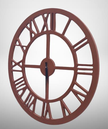 Hobi ADN 90223 Duvar Saat Ahşap MDF 60 Çap MODEL Doğal HAM Renk K