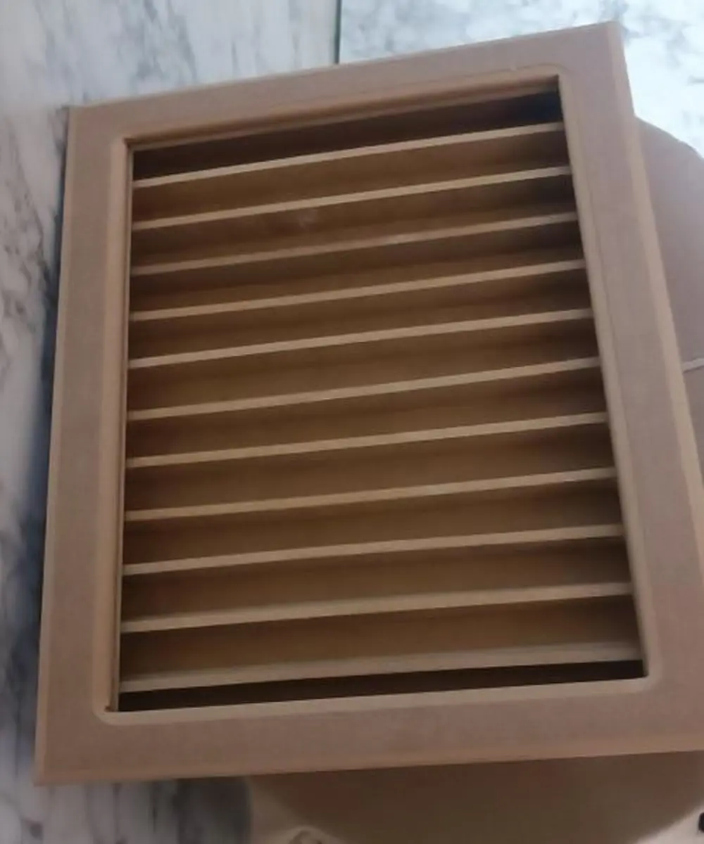 Hobi Adn 90224 Dekoratif TESBİH Kutu Ahşap MDF HAM CNC Kesim Çift