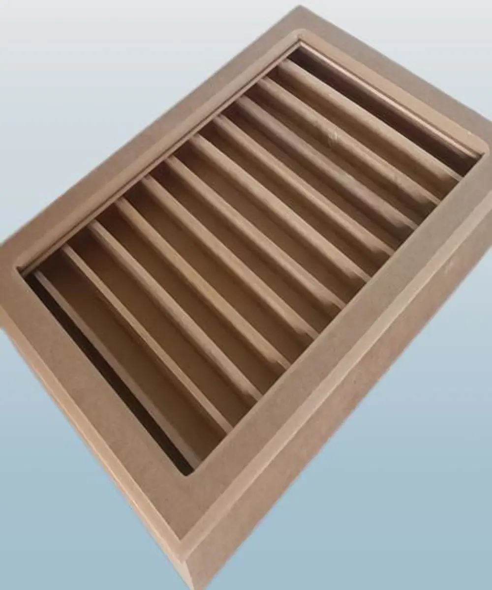 Hobi Adn 90224 Dekoratif TESBİH Kutu Ahşap MDF HAM CNC Kesim Çift