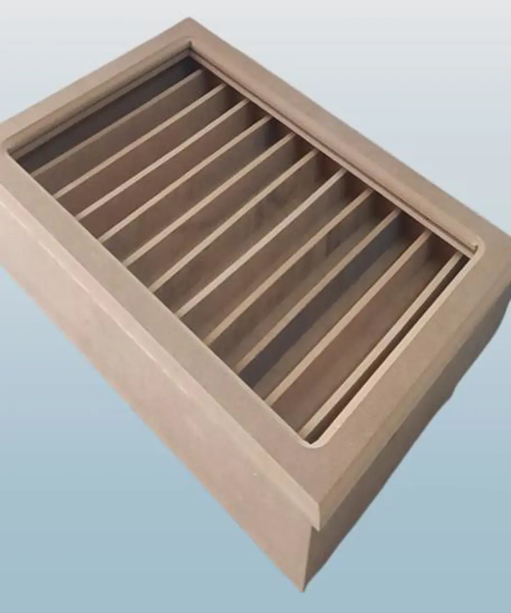 Hobi Adn 90224 Dekoratif TESBİH Kutu Ahşap MDF HAM CNC Kesim Çift