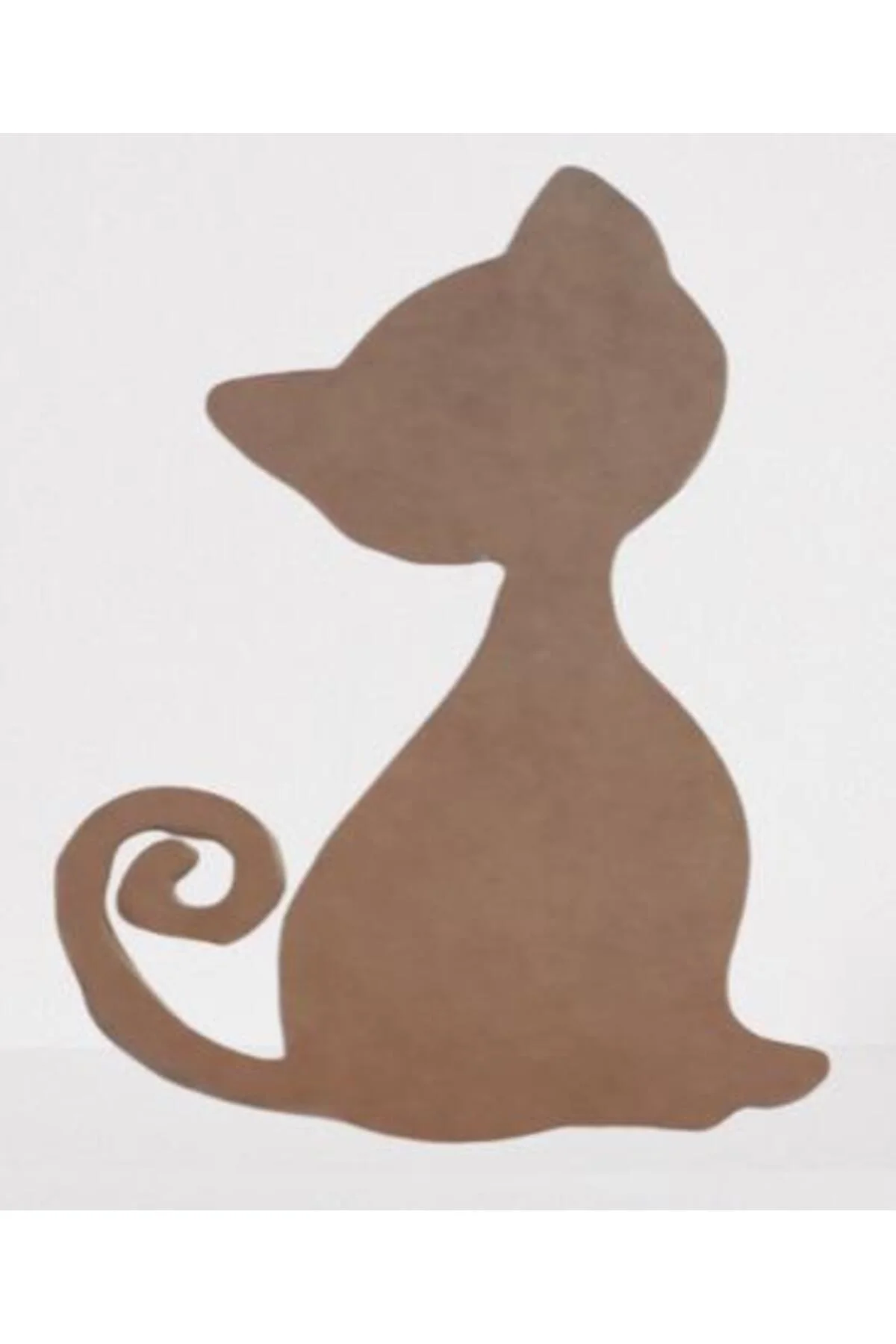 Hobi Adn 90227 Dekoratif Pano Kedi CNC Kesim Ahşap HAM MDF MODEL  El Yapım - Görsel 4