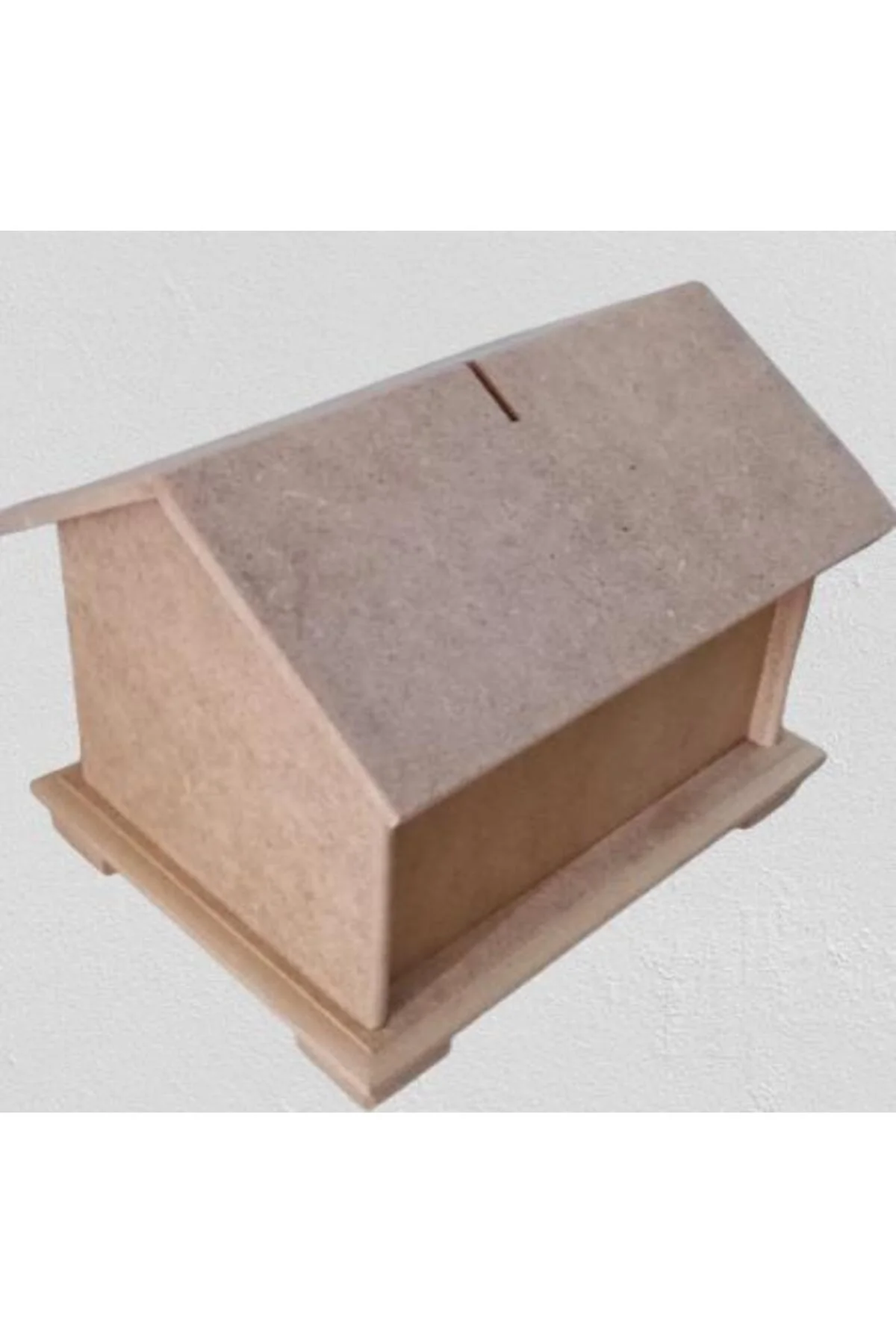 Hobi Adn 90228 Dekoratif Bahşiş Kutusu Kumbara MDF HAM CNC Kesim MODEL El Yapım - Görsel 8
