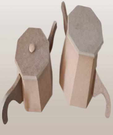 Hobi Adn 90229 Dekoratif Çaydanlık CNC Kesim Ahşap MDF HAM MODEL 