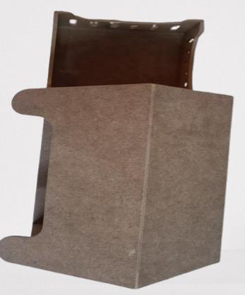 Hobi Adn 90231 Dekoratif Çocuk Oyuncak Ev Ahşap MDF HAM CNC Kesim