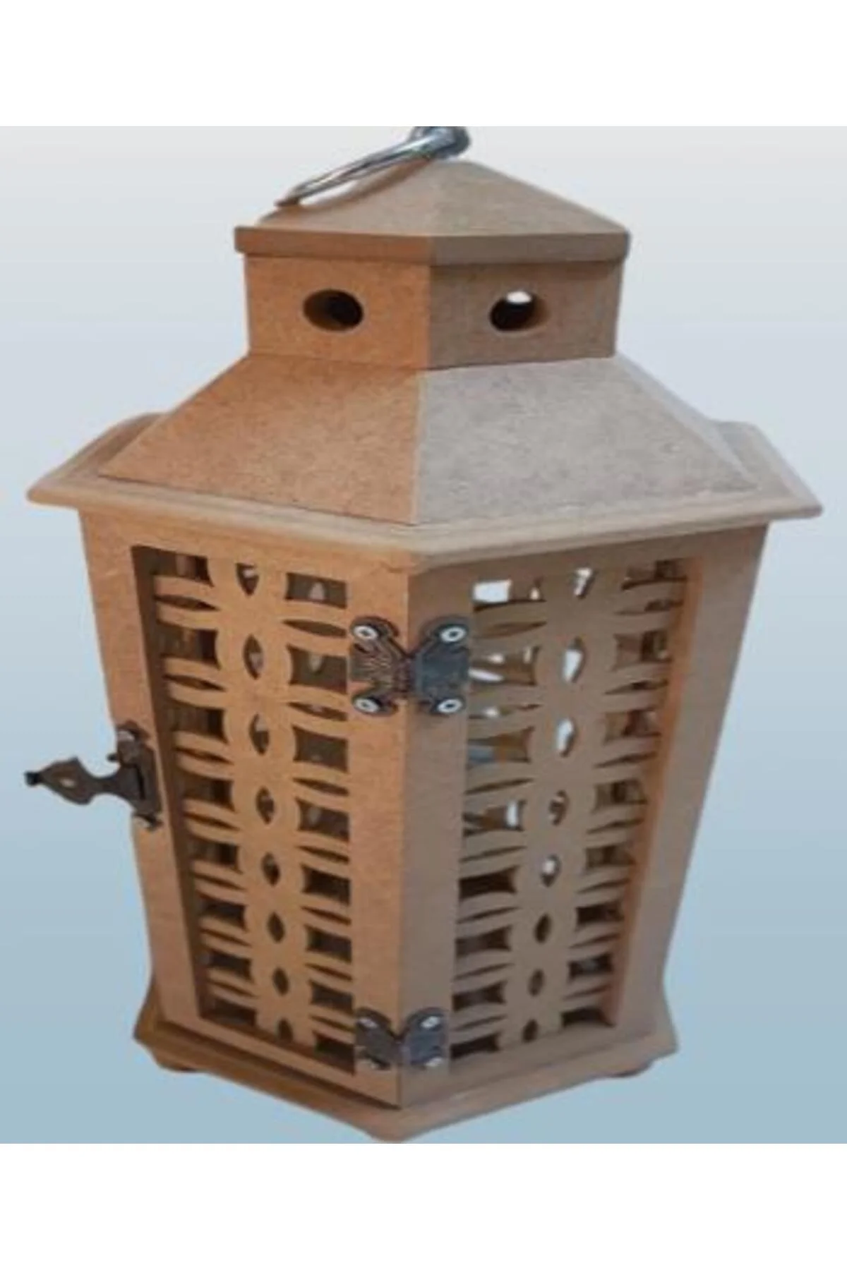 Hobi Adn 90232 Dekoratif Fenerlik MDF CNC HAM Kesim Klipsli Antik Menteşe El Yapı Hobi Adn 90232 Dekoratif Fenerlik MDF CNC HAM Kesim Klipsli Antik Menteşe El Yapı - Görsel 7