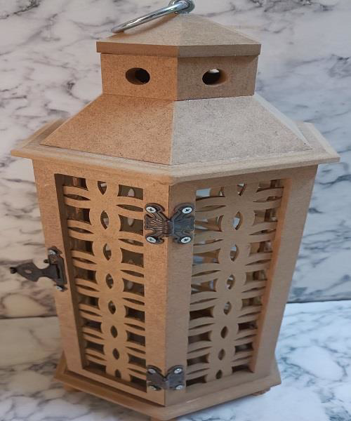 Hobi Adn 90232 Dekoratif Fenerlik MDF CNC HAM Kesim Klipsli Antik