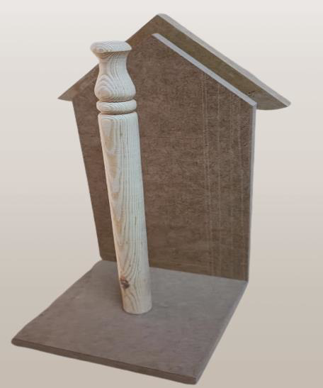 Hobi Adn 90237 Dekoratif Havluluk Ahşap MDF HAM CNC Kesim MODEL E
