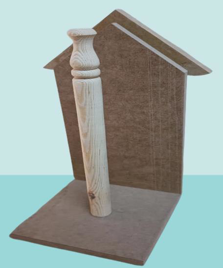 Hobi Adn 90237 Dekoratif Havluluk Ahşap MDF HAM CNC Kesim MODEL E