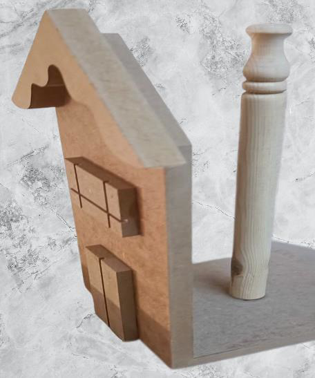 Hobi Adn 90237 Dekoratif Havluluk Ahşap MDF HAM CNC Kesim MODEL E