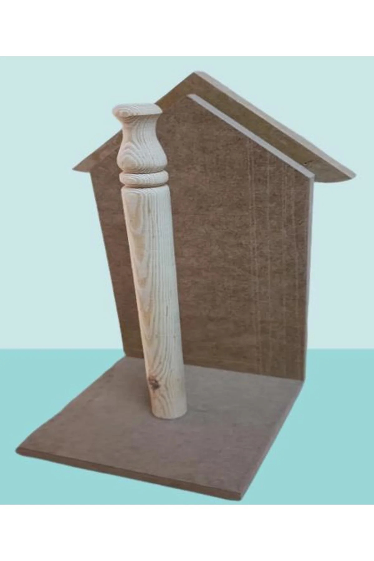 Hobi Adn 90237 Dekoratif Havluluk Ahşap MDF HAM CNC Kesim MODEL El Yapım - Görsel 3