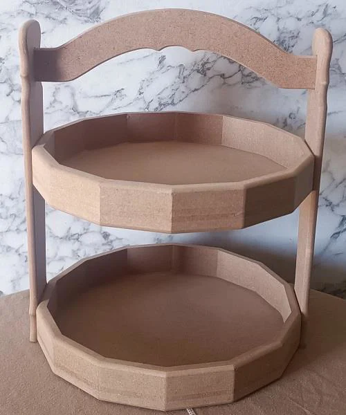 Hobi Adn 90242 Dekoratif Meyve Sepeti Ahşap MDF HAM CNC Kesim El 