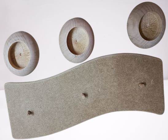 Hobi Adn 90243 Dekoratif Mumluk Ahşap MDF HAM CNC Kesim 3lü El Ya