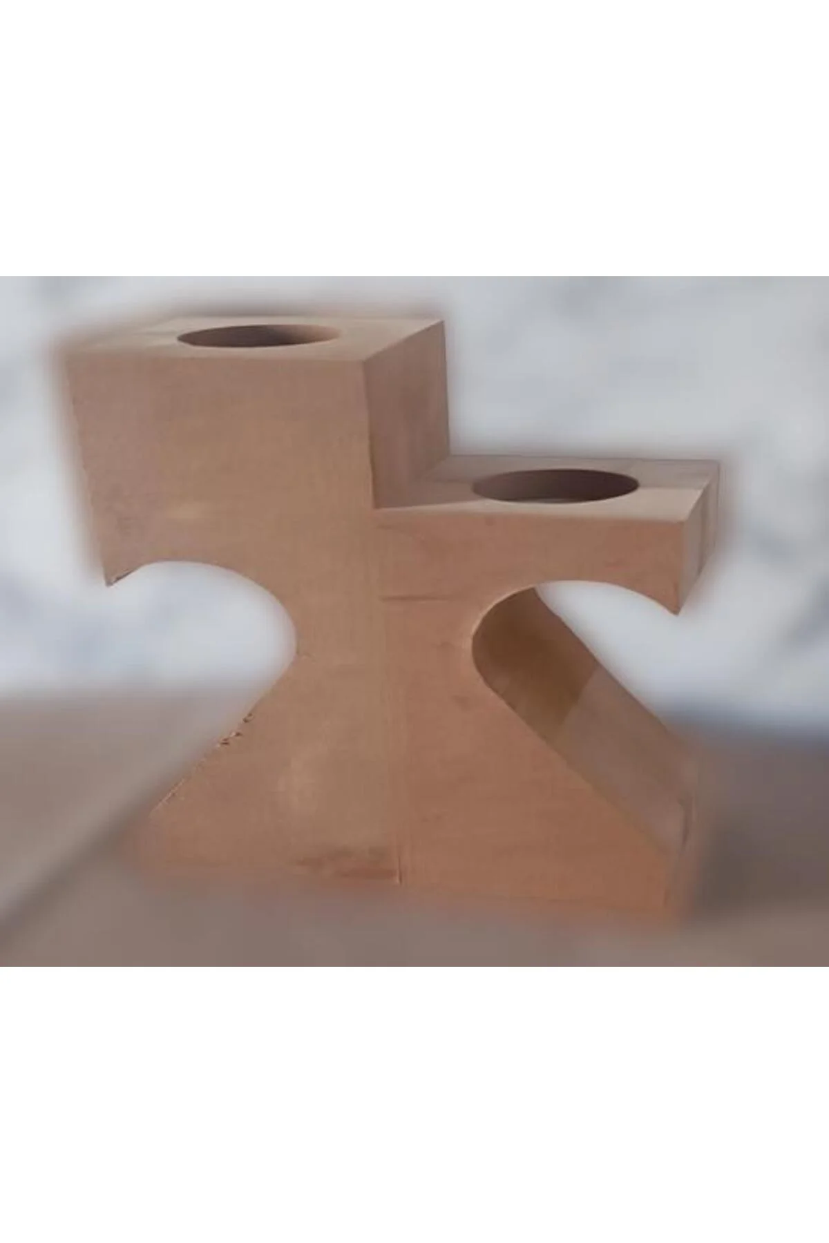 Hobi Adn 90244 Dekoratif Mumluk Kalpli İkili Ahşap MDF HAM CNC Kesim El Yapım Hobi Adn 90244 Dekoratif Mumluk Kalpli İkili Ahşap MDF HAM CNC Kesim El Yapım - Görsel 4