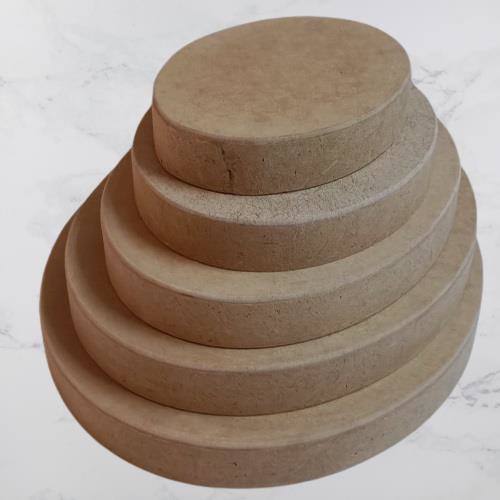 Hobi Adn 90245 Dekoratif Oval Tepsi Pano 5 Adet CNC Kesim Ahşap M