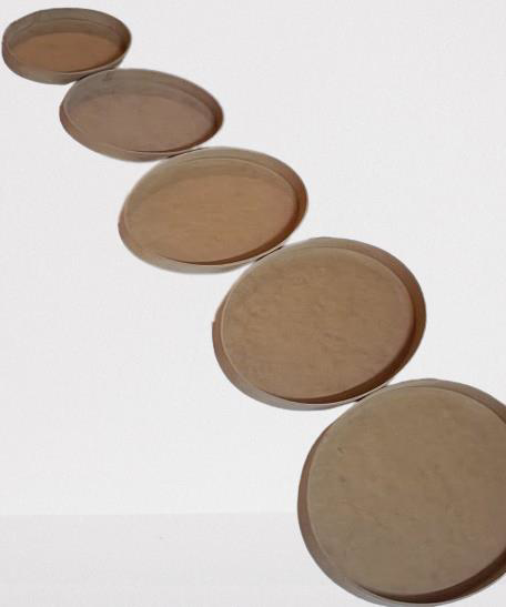 Hobi Adn 90245 Dekoratif Oval Tepsi Pano 5 Adet CNC Kesim Ahşap M