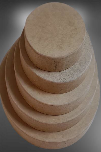 Hobi Adn 90245 Dekoratif Oval Tepsi Pano 5 Adet CNC Kesim Ahşap M