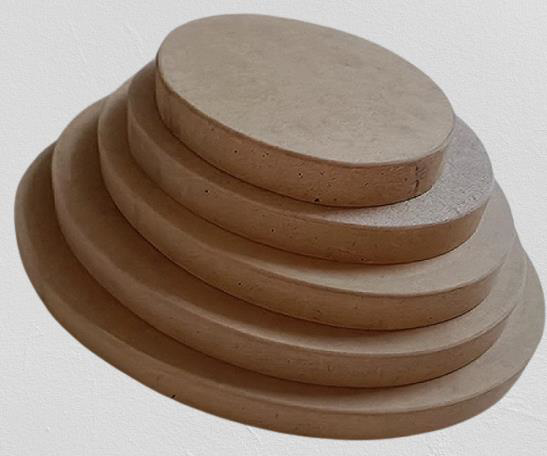 Hobi Adn 90245 Dekoratif Oval Tepsi Pano 5 Adet CNC Kesim Ahşap M