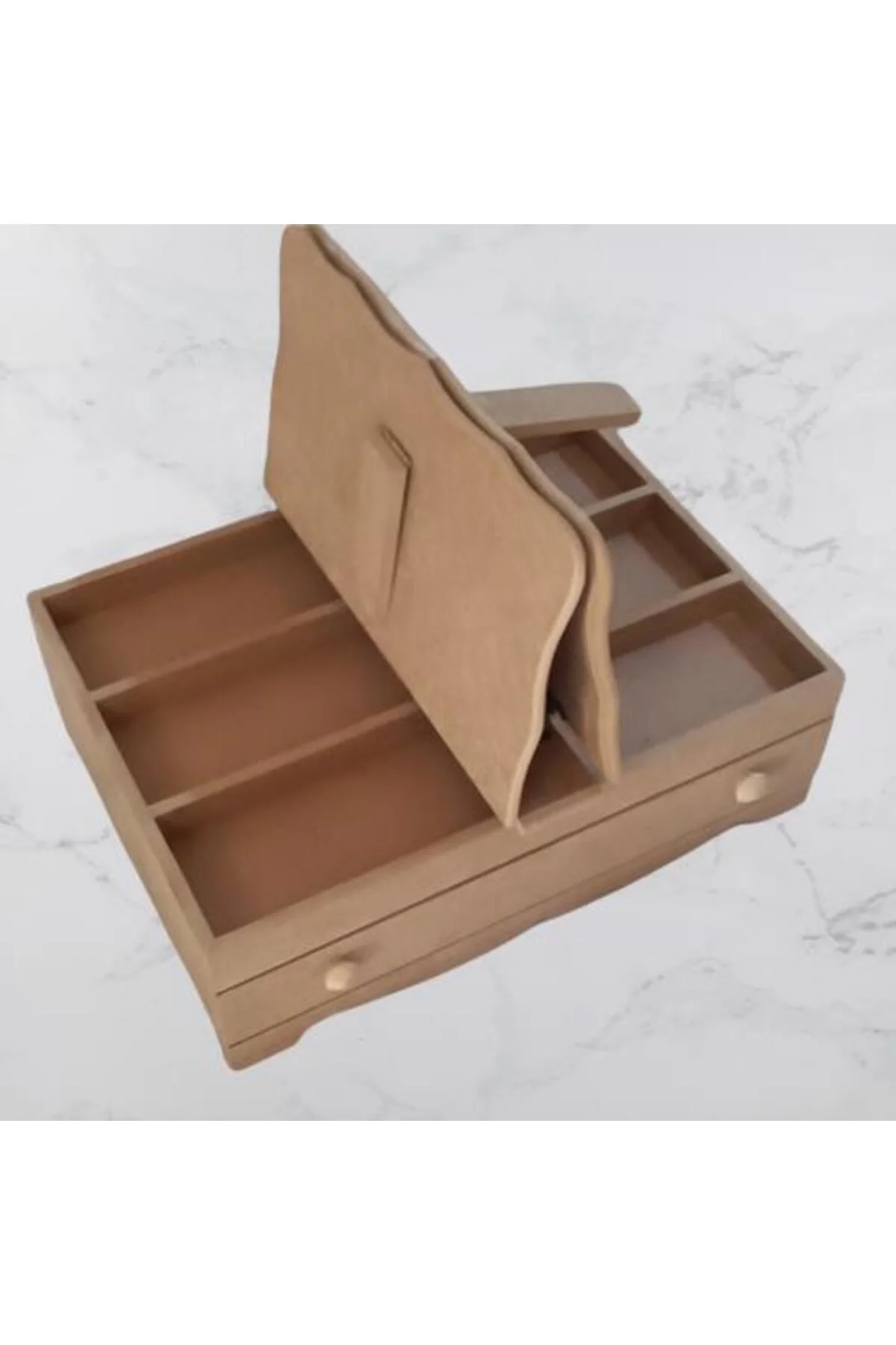Hobi Adn 90246 Dekoratif Rahle Ahşap MDF HAM CNC Kesim El Yapım - Görsel 3