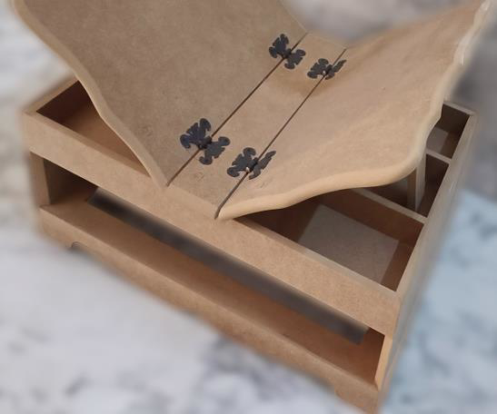 Hobi Adn 90246 Dekoratif Rahle Ahşap MDF HAM  CNC Kesim El Yapım