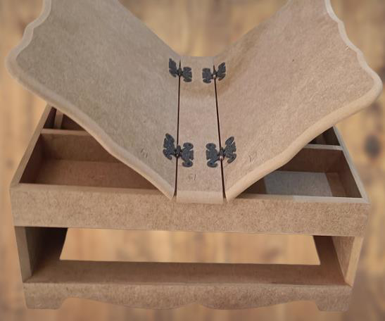 Hobi Adn 90246 Dekoratif Rahle Ahşap MDF HAM  CNC Kesim El Yapım