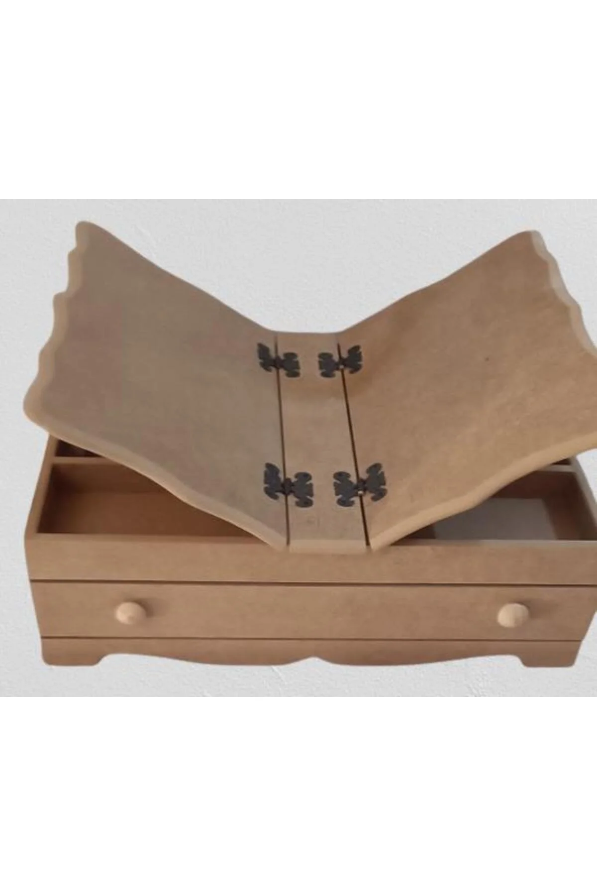 Hobi Adn 90246 Dekoratif Rahle Ahşap MDF HAM CNC Kesim El Yapım - Görsel 2