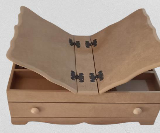 Hobi Adn 90246 Dekoratif Rahle Ahşap MDF HAM  CNC Kesim El Yapım