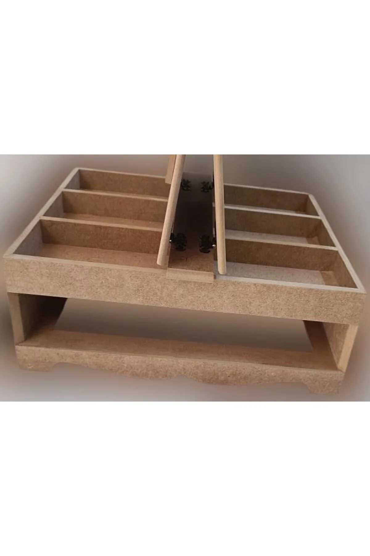 Hobi Adn 90246 Dekoratif Rahle Ahşap MDF HAM CNC Kesim El Yapım - Görsel 5