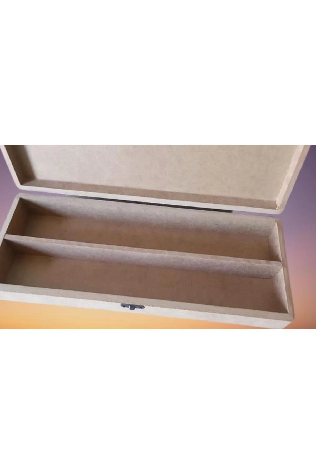 Hobi Adn 90249 Dekoratif Şiş Kutusu Ahşap MDF HAM CNC Kesim Klipsli MODEL El Yapı - Görsel 5