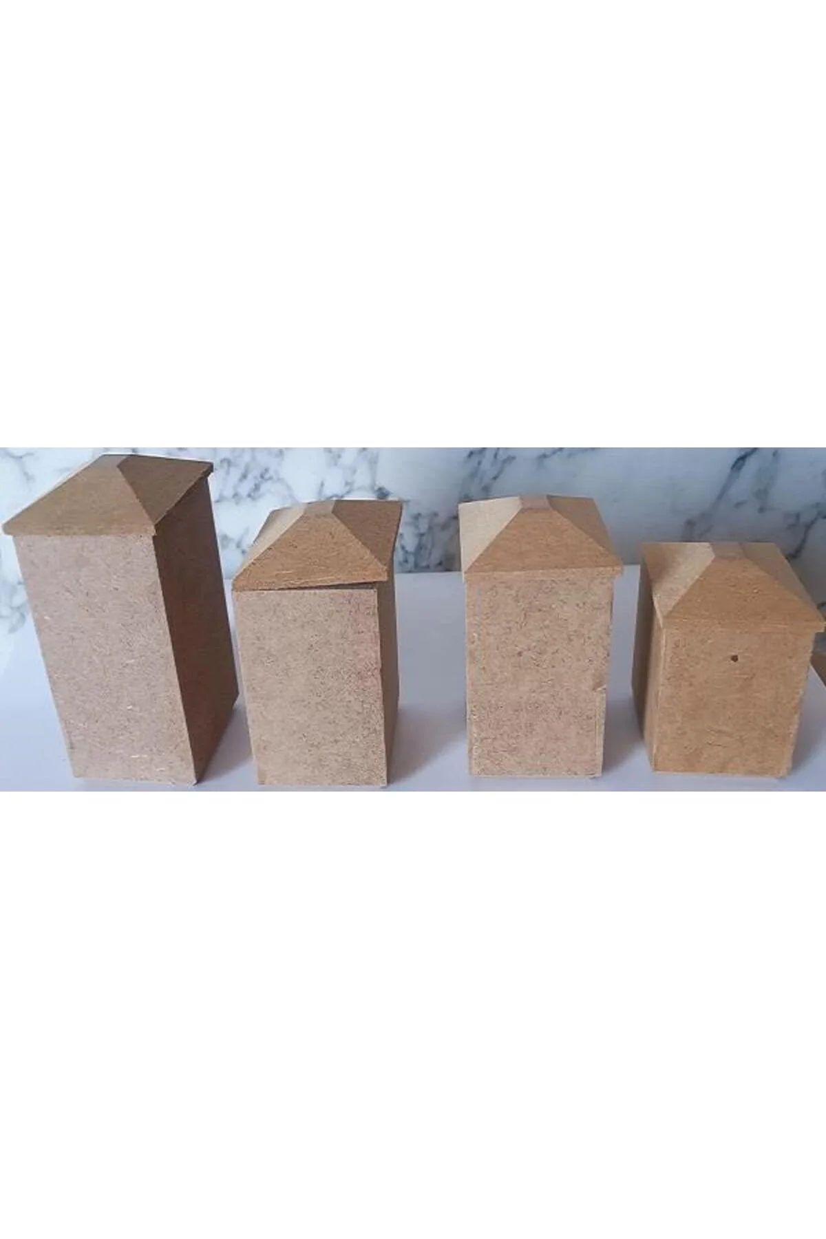 Hobi Adn 90250 Dekoratif Ve Kullanım Baharatlık Ahşap MDF HAM CNC kesim El Yapım - Görsel 8