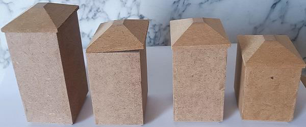 Hobi Adn 90250 Dekoratif Ve Kullanım Baharatlık Ahşap MDF HAM CNC