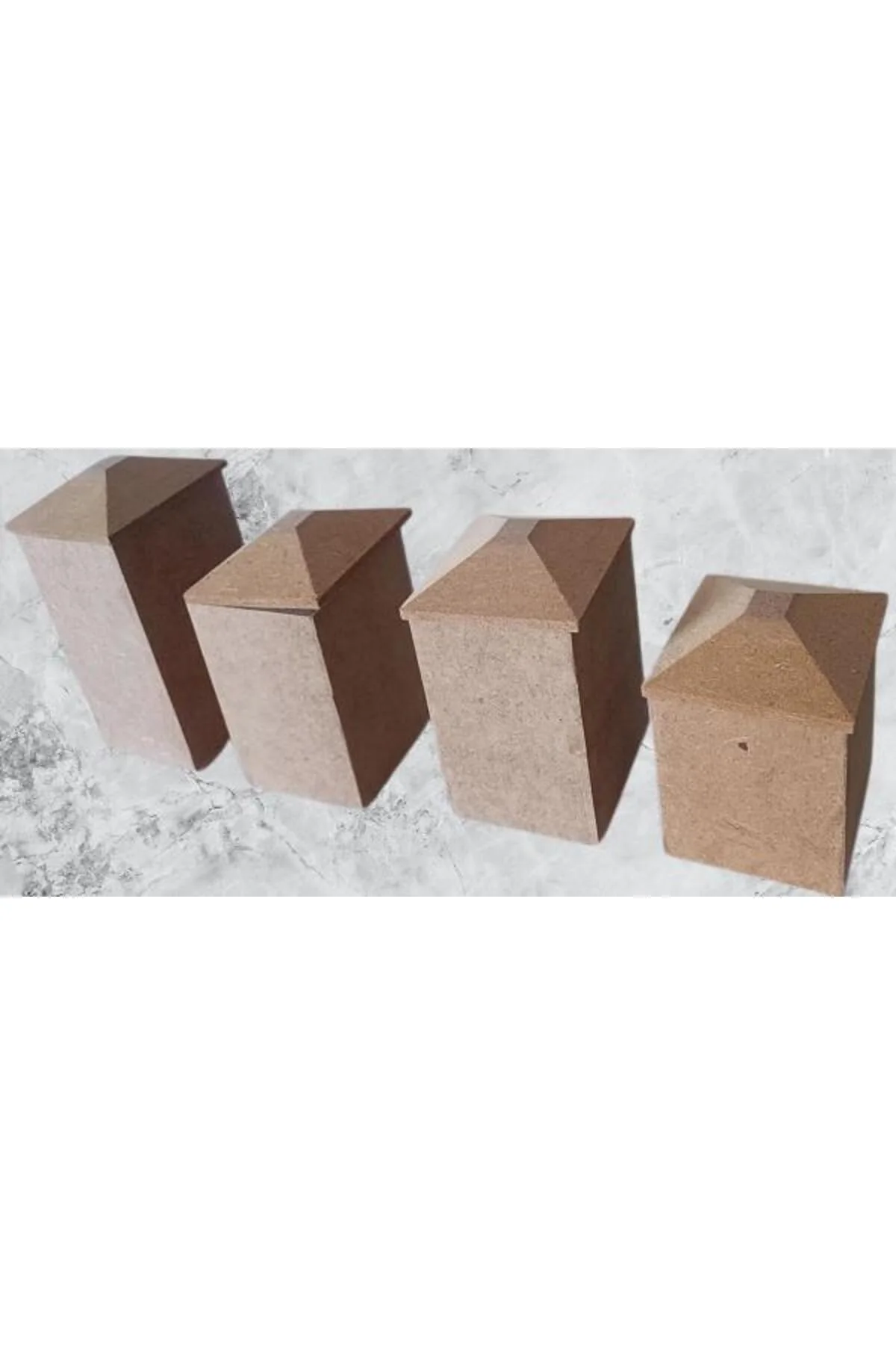 Hobi Adn 90250 Dekoratif Ve Kullanım Baharatlık Ahşap MDF HAM CNC kesim El Yapım - Görsel 4