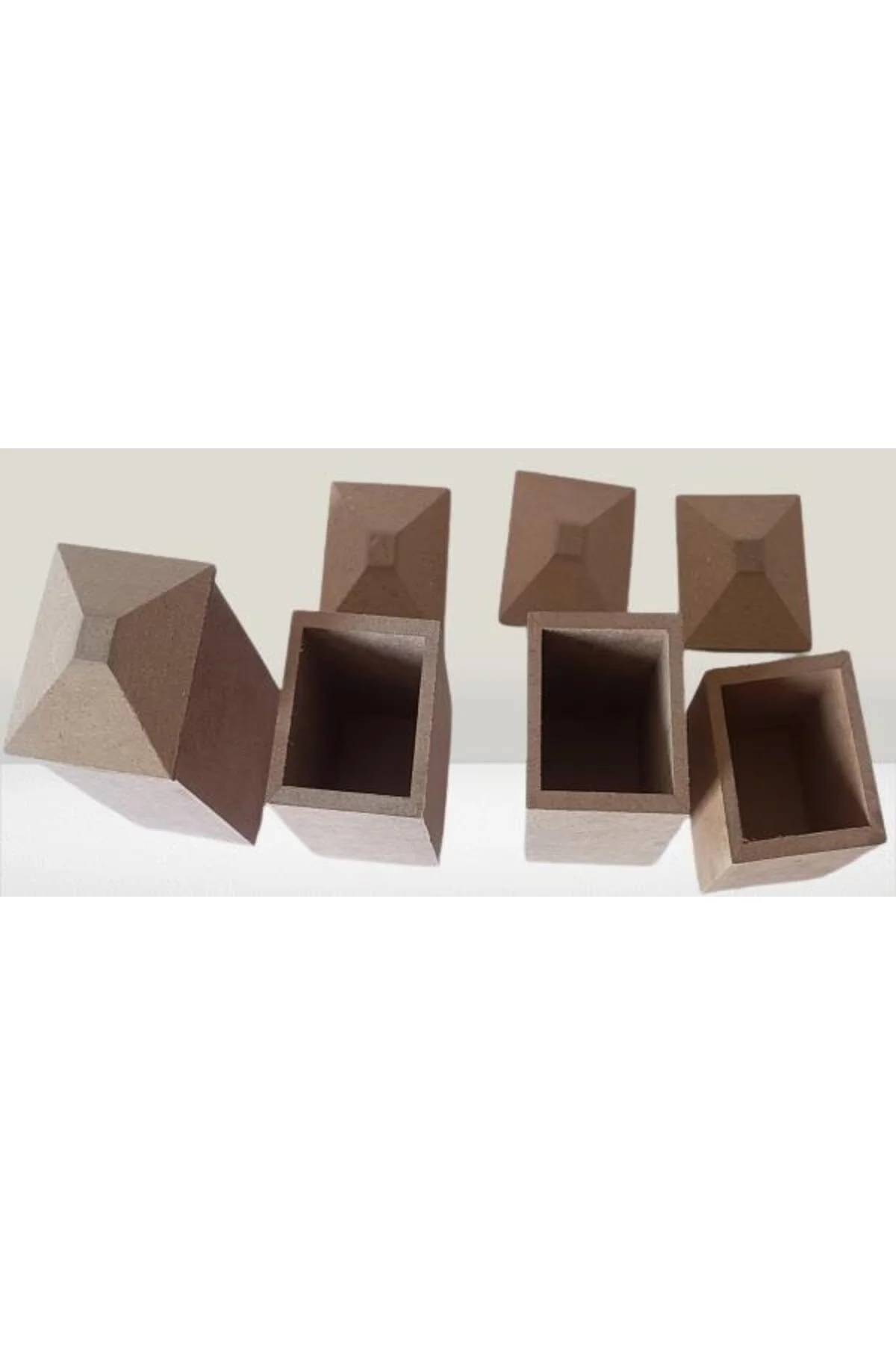 Hobi Adn 90250 Dekoratif Ve Kullanım Baharatlık Ahşap MDF HAM CNC kesim El Yapım - Görsel 2