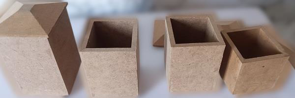 Hobi Adn 90250 Dekoratif Ve Kullanım Baharatlık Ahşap MDF HAM CNC