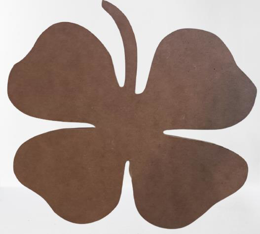 Hobi ADN 90256 Dekoratif Pano Yonca Ahşap MDF HAM CNC Kesim Model
