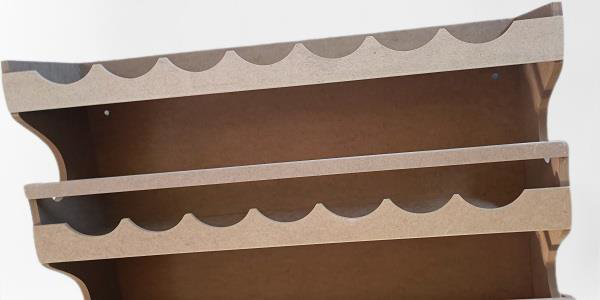 Hobi ADN 90257 Dekoratif Rafterek Dolap CNC Kesim Ahşap MDF HAM M