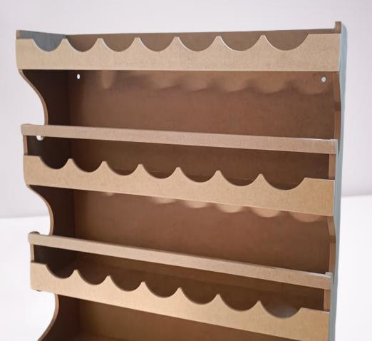 Hobi ADN 90257 Dekoratif Rafterek Dolap CNC Kesim Ahşap MDF HAM M