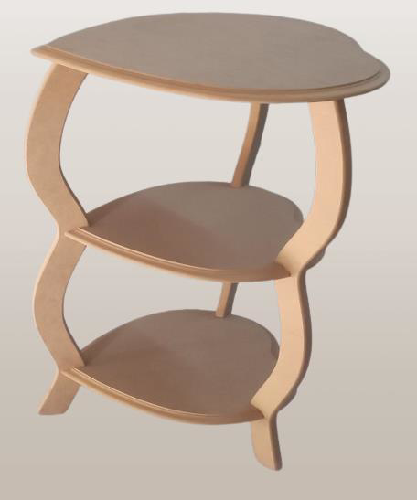 Hobi Adn 90259 Dekoratif Kalpli Fiskos Sehpa Ahşap MDF HAM CNC Ke
