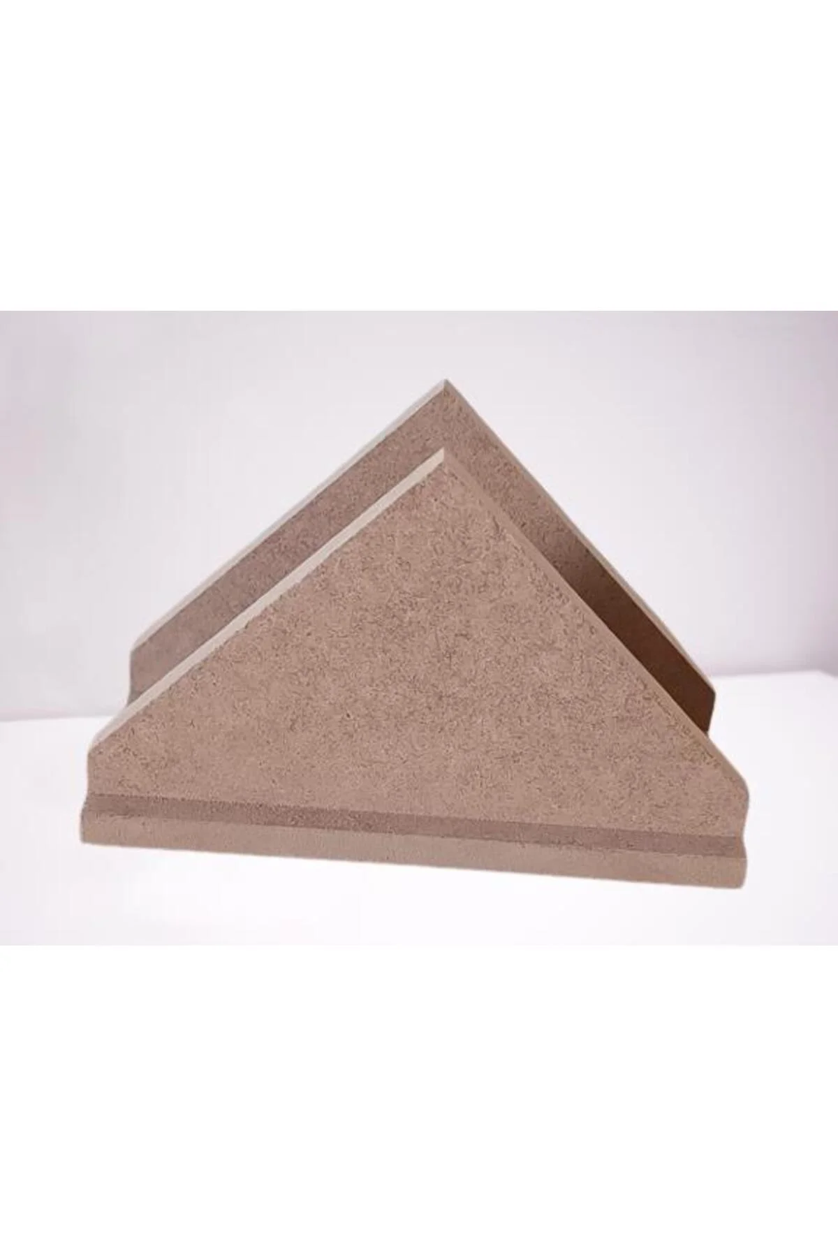 Hobi Adn 90260 Dekoratif Peçetelik Üçgen Ahşap MDF HAM CNC Kesim MODEL El Yapım Hobi Adn 90260 Dekoratif Peçetelik Üçgen Ahşap MDF HAM CNC Kesim MODEL El Yapım - Görsel 2