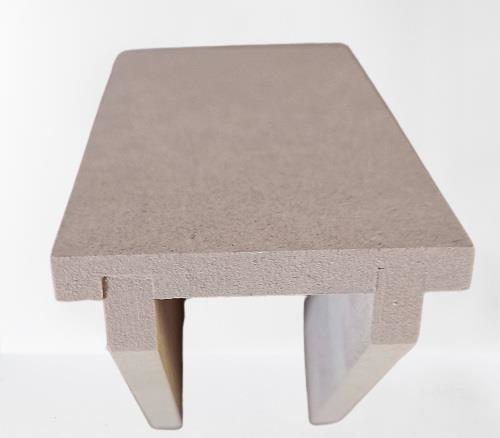 Hobi Adn 90260 Dekoratif Peçetelik Üçgen Ahşap MDF HAM CNC Kesim 